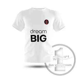 T-shirt „Dream big” white