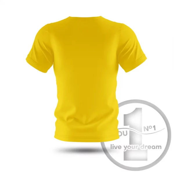 T-shirt „Always be ready always be the best!” yellow - Image 2