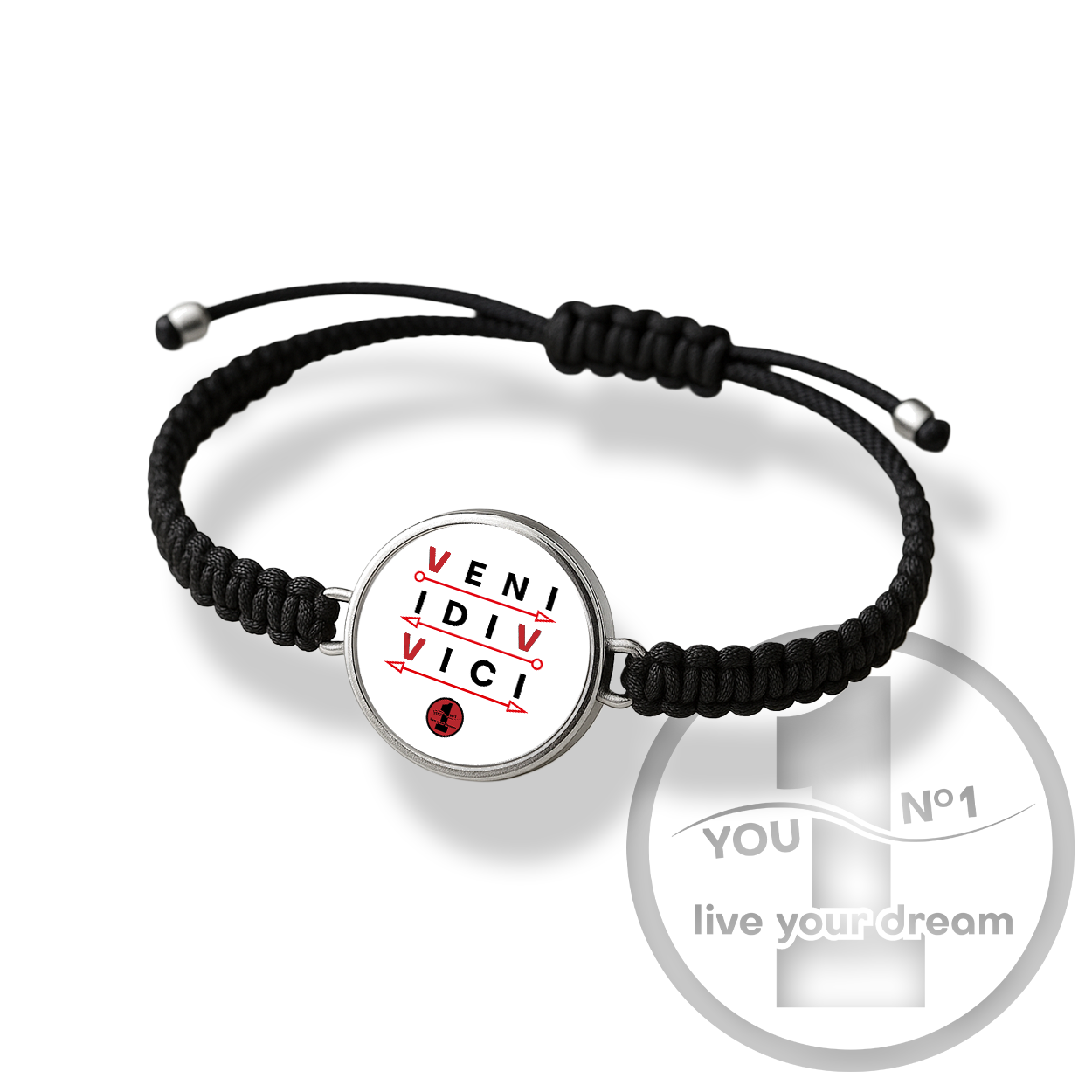 Bracelet (paracord/silicone + steel) - version 3