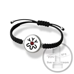 Bracelet (paracord/silicone + steel) - version 4