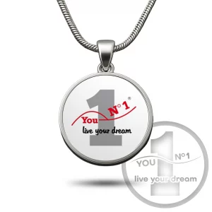 Necklace (stainless steel, pendant with logo/motif) - version 1