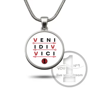 Necklace (stainless steel, pendant with logo/motif) - version 3