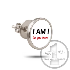 Pin badge (metal + engraving or print, classic pinback) - version 2