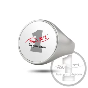 Signet ring (stainless steel, engraved/logo) - version 1