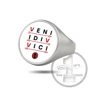 Signet ring (stainless steel, engraved/logo) - version 3